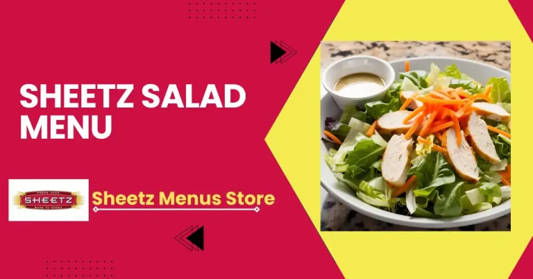 Sheetz Salad Menu Prices